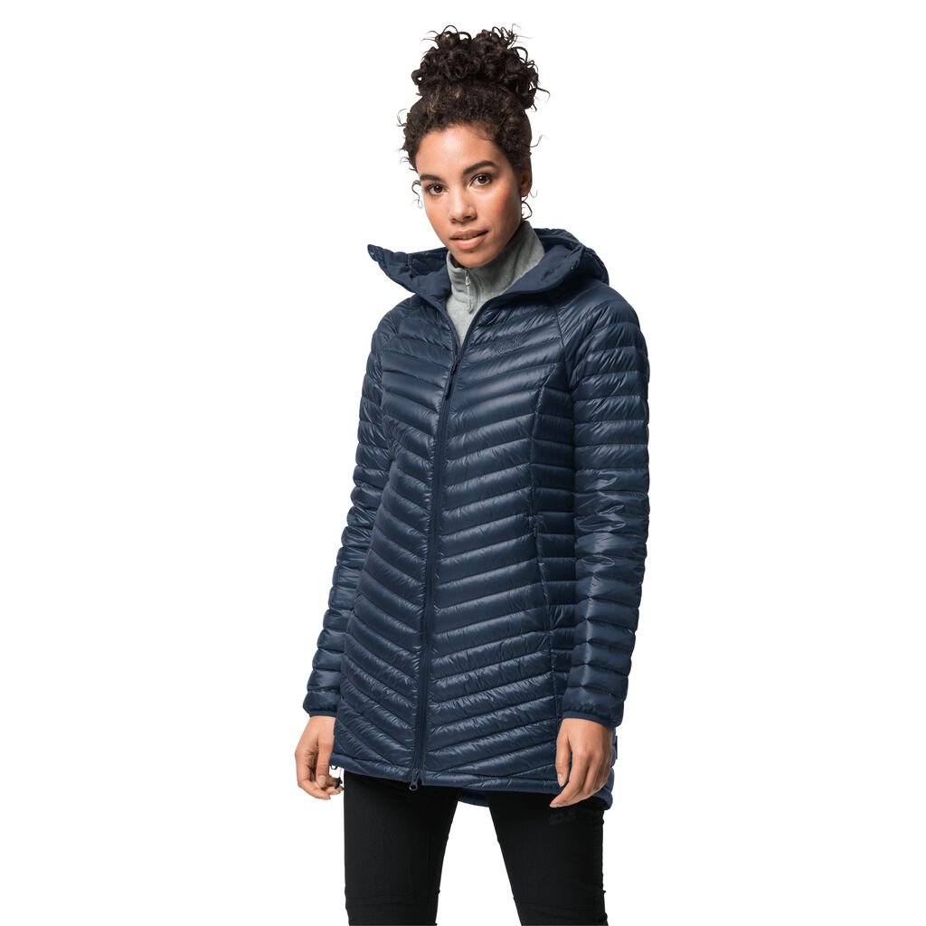 Jack Wolfskin ATMOSPHERE Vestes Femme Indigo Foncé - CMRAEJN-78